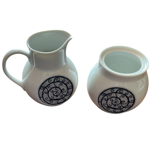 Noritake Esperanza 6924 Vintage China Set of 46 Modern Black & White (Japan) - Picture 3 of 11